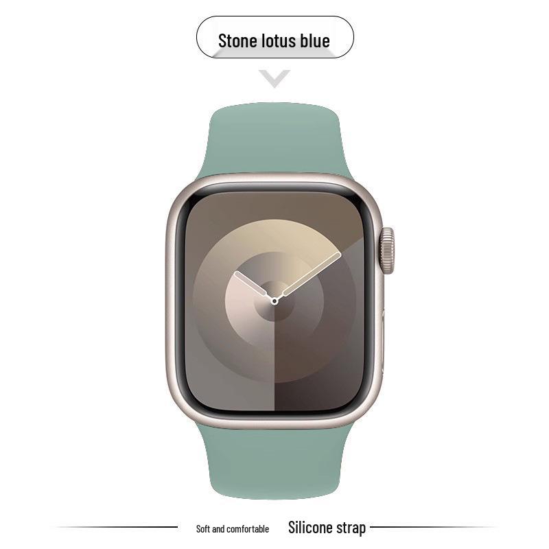 Kompatibles Silikonarmband für Apple Watch Series 8, 9, 10 und 11 - Neues Standardmodell für Mädchen (S)
