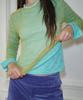 RESIS Layered See-Through T-Shirt [Green] / Rf3Lts506
