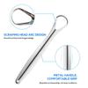1/2pcs Stainless Steel Tongue Scrapers Tongues Cleaner for Adults Kids Coating Remove Brush Personal Oral Hygiene Care