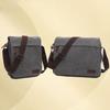 Vintage Canvas Umhängetasche für Herren, einfarbige Schnallen-Umhängetasche, koreanischer einfacher lässiger Tagesrucksack