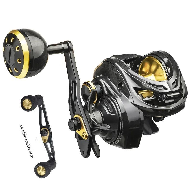 

Морская рыбалка Мультипликаторная катушка 6+1BB TDC Карбоновый корпус Макс. нагрузка 16 кг Медленное покачивание приманки Байткастер Колесо Металлическая шпуля На открытом воздухе Пресноводная Right Hand
