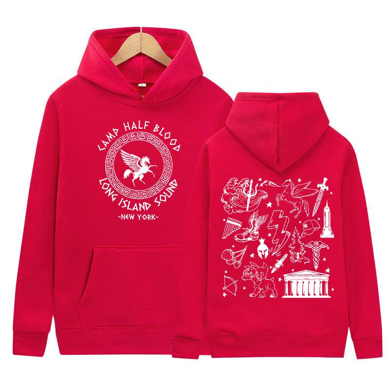 Percy Jackson Halbblut-Hoodie, Camp Long Island Sound, lässiger Pullover, Damenmode, Oversized-Sweatshirt