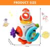 Montessori 6-in-1 Busy Sensory Activity Cube Toy for Babies Aged 1 to 3 Years, Fun Educational and Portable Toy for Home and Travel Early