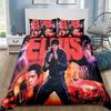 P-Presley Duvet Cover Retro E-Elvis Bedding Set Comforter Bed Set Quilt Cover Pillowcase King Queen Twin Size Boys Girls Adults