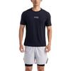 Crew Neck Ice Feeling Quick Dry Short Sleeve T-Shirt Men's Blue Black