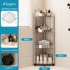 Bathroom Organizer Shelves Kitchen Home Large Capacity Storage Rack Acryl Cart Corner Cosmetic Skincare Shapoo Kids Toys Holder MIT