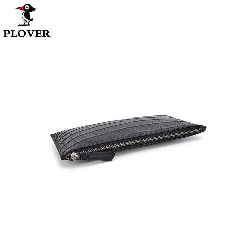 PLOVER Men's Crocodile Pattern Business Wallet