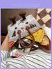 Cute Cartoon Smile Plush Crossbody Bag With Large Capacity For Daily Use