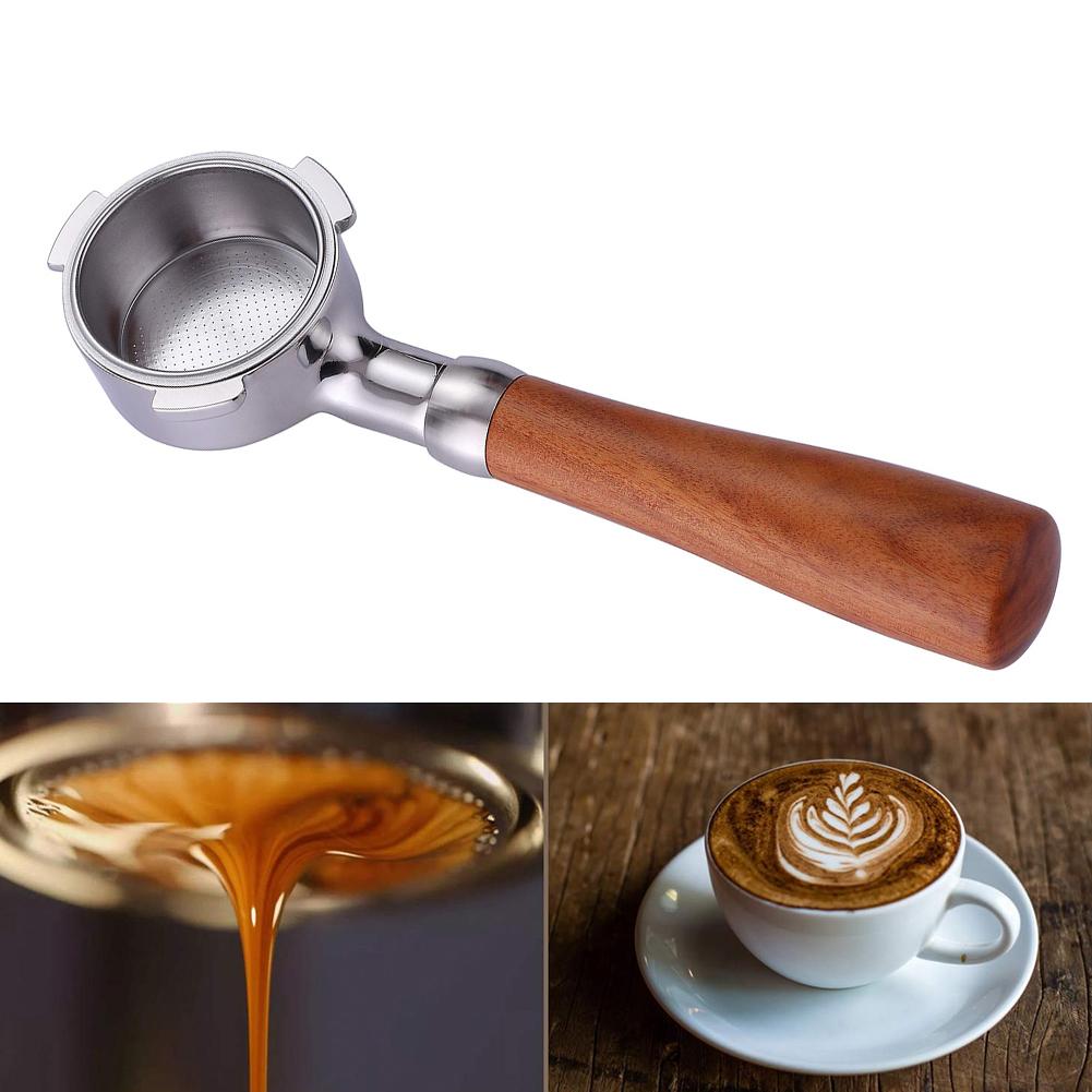 Easily Observe Your Brewing Process and Efficient 51mm Bottomless Espresso Handle for Dedicated Users of the Craft