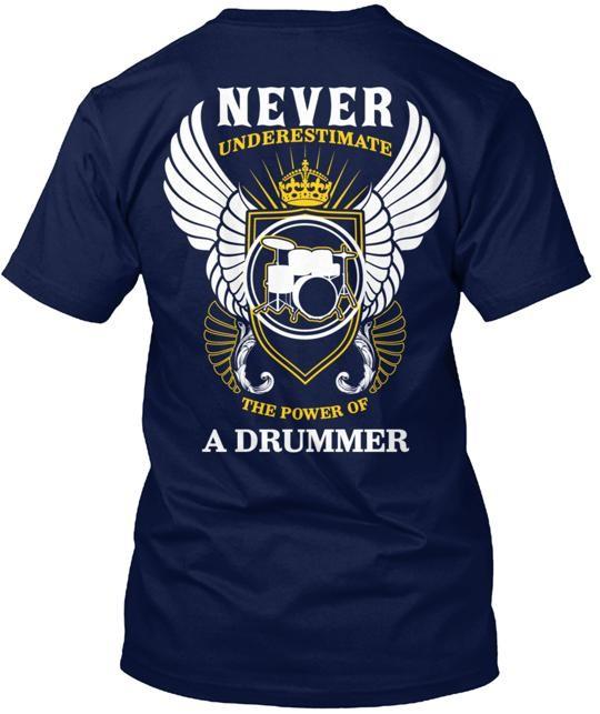 The Power Of A Drummer T-Shirt Made in the USA Size S to 5XL Unisex T-Shirt XXL