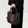 Niche Handbag, Hand Woven Handbag, New Fashionable Women's Bag, Vegetable Basket, Single Shoulder Crossbody Bag, Shopping Bag