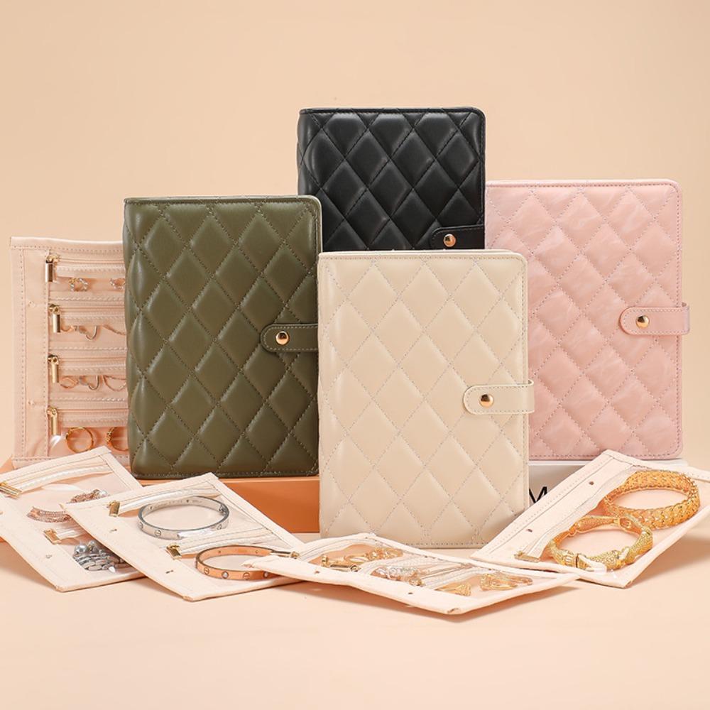 Partition Necklace Binder Waterproof Jewelry Packaging Brochure Jewelry Storage Book  Travel