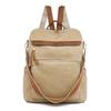 Soft Leather Backpack Vintage Texture Women Casual Backpack Large Capacity Multi-Compartment Women Backpack