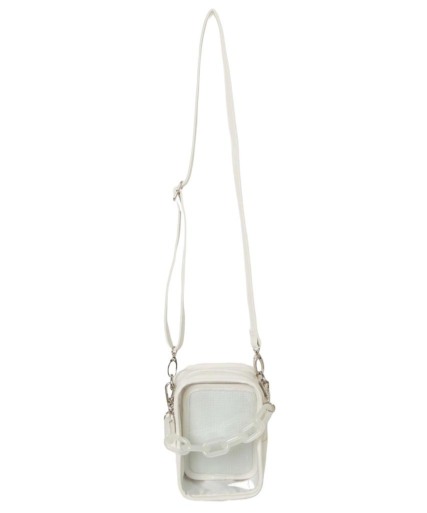 WEGO Stuffed Ita Shoulder Ita Deco Perfect for and Korean Perfect Gift for and Size F White 2-Way Bag, Bag, Bag, Events, Outings, More. Girly, Style,