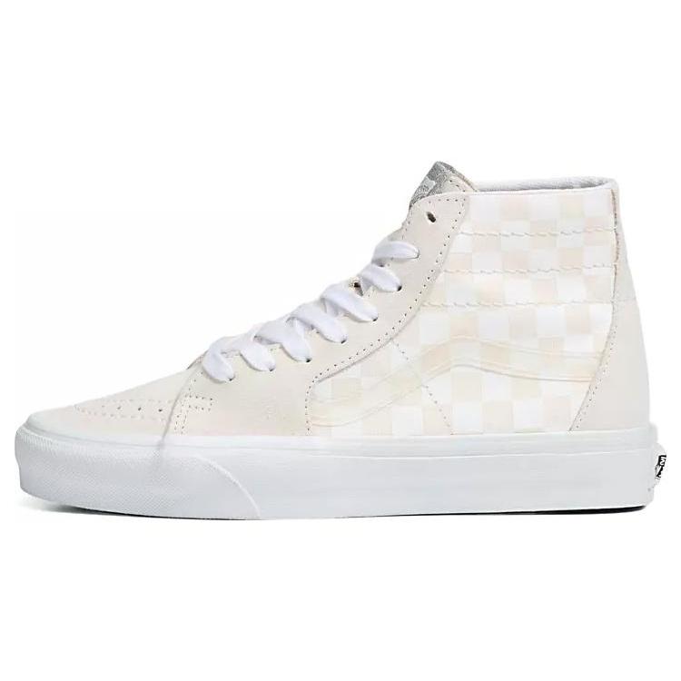 Vans Crystal Sidestripe Sk8-Hi Tapered Shoe White Checkerboard Men s VN0A7Q62C13 EU 36