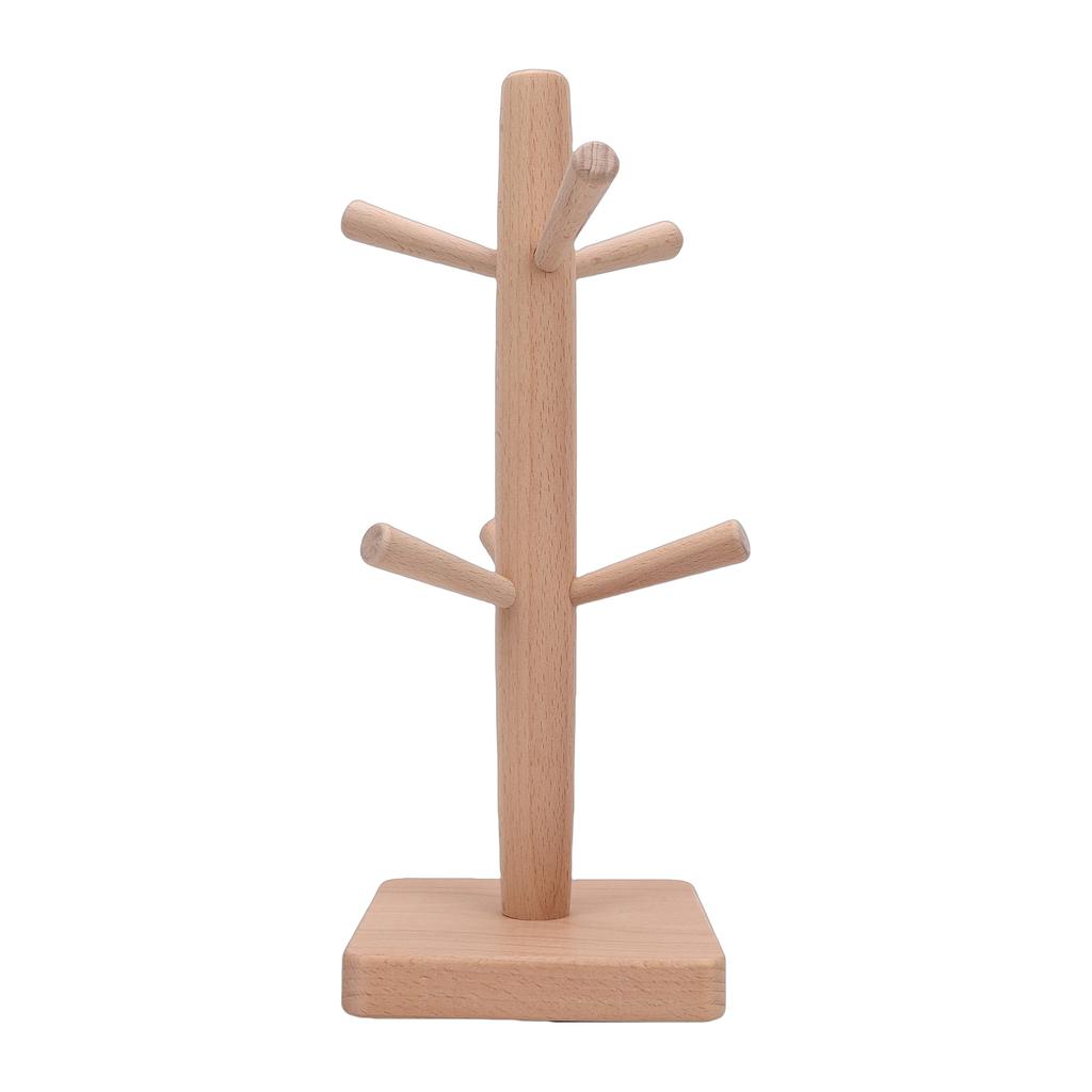 Mug Holder Tree 6 Hooks Decorative Non Slip Multifunction Coffee Cup Tree for Countertop