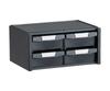 TRUSCO Conductive Master Box 342X241XH168 2 Rows of Drawers 2 Tiers ED-400N