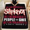 1 Stück Slipknot-Aufdruck Flanelldecke, Hohe Qualität, Bequem für alle Jahreszeiten, Heimdekoration, Wärme und Komfort, Perfekt für Weihnachtsgeschenke
