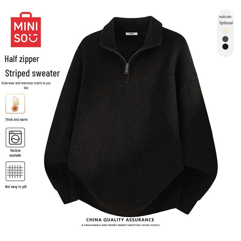 MINISO Men's Knit Sweaters & Cardigans