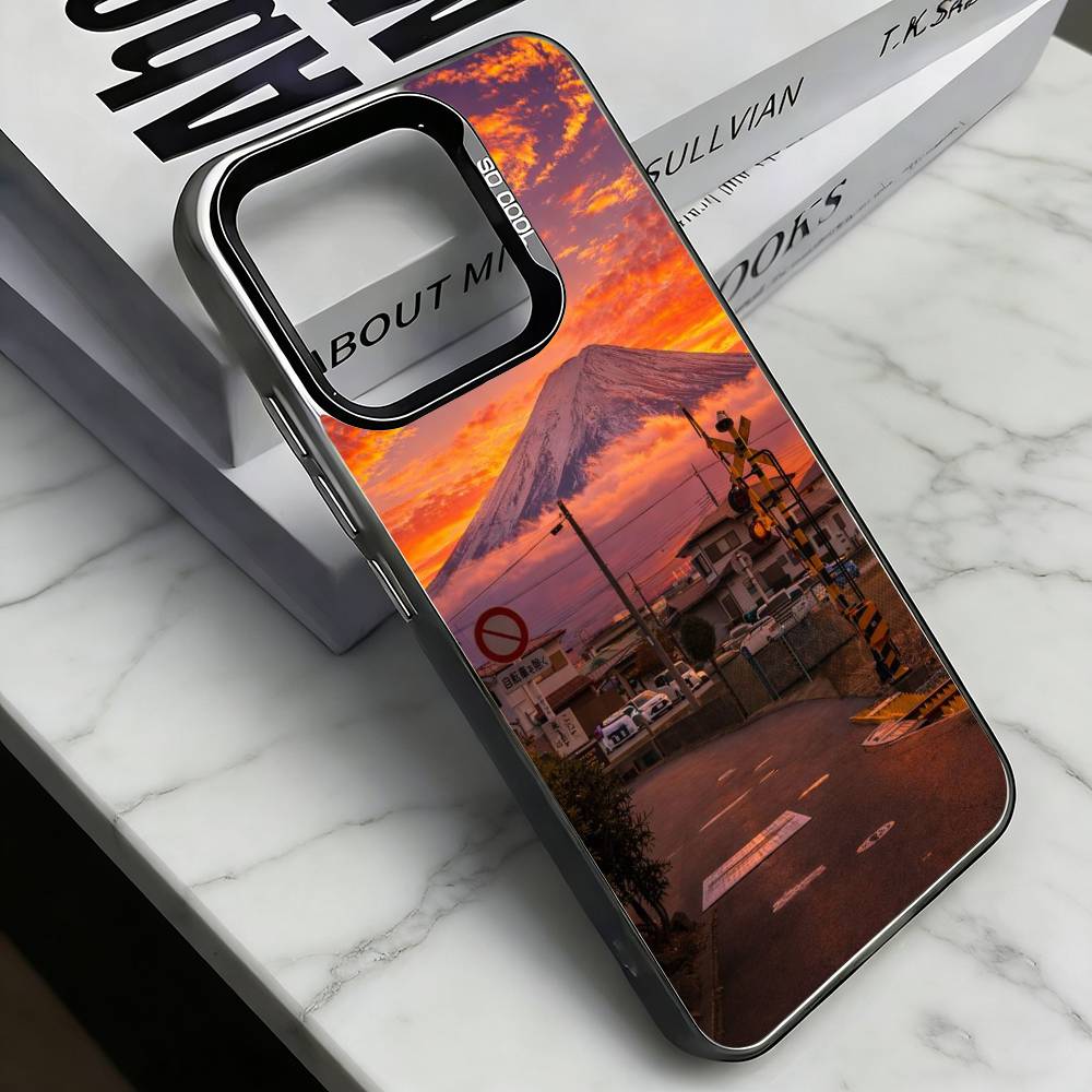 Mount Fuji, Japan  Phone Case For iPhone 17,16,15,14,13,12,11 Plus,Pro Max,XS,Colorful Silver Phone case Funda Cover