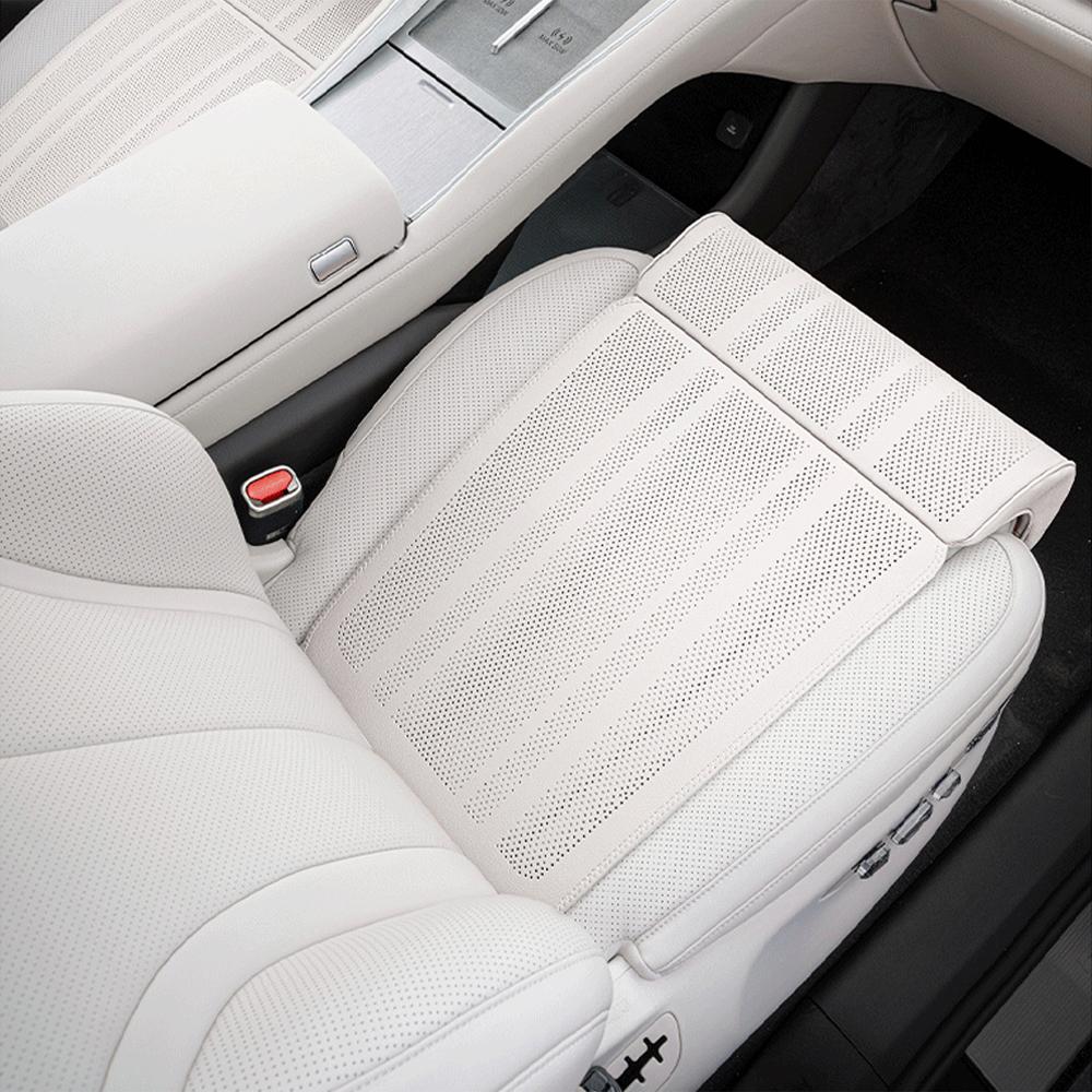 Cuscino per Sedile Auto con Supporto per Gambe Copertura Universale di Protezione Sedile Estensione Imbottitura Poggiagambe Alleviare la Fatica Accessori Auto