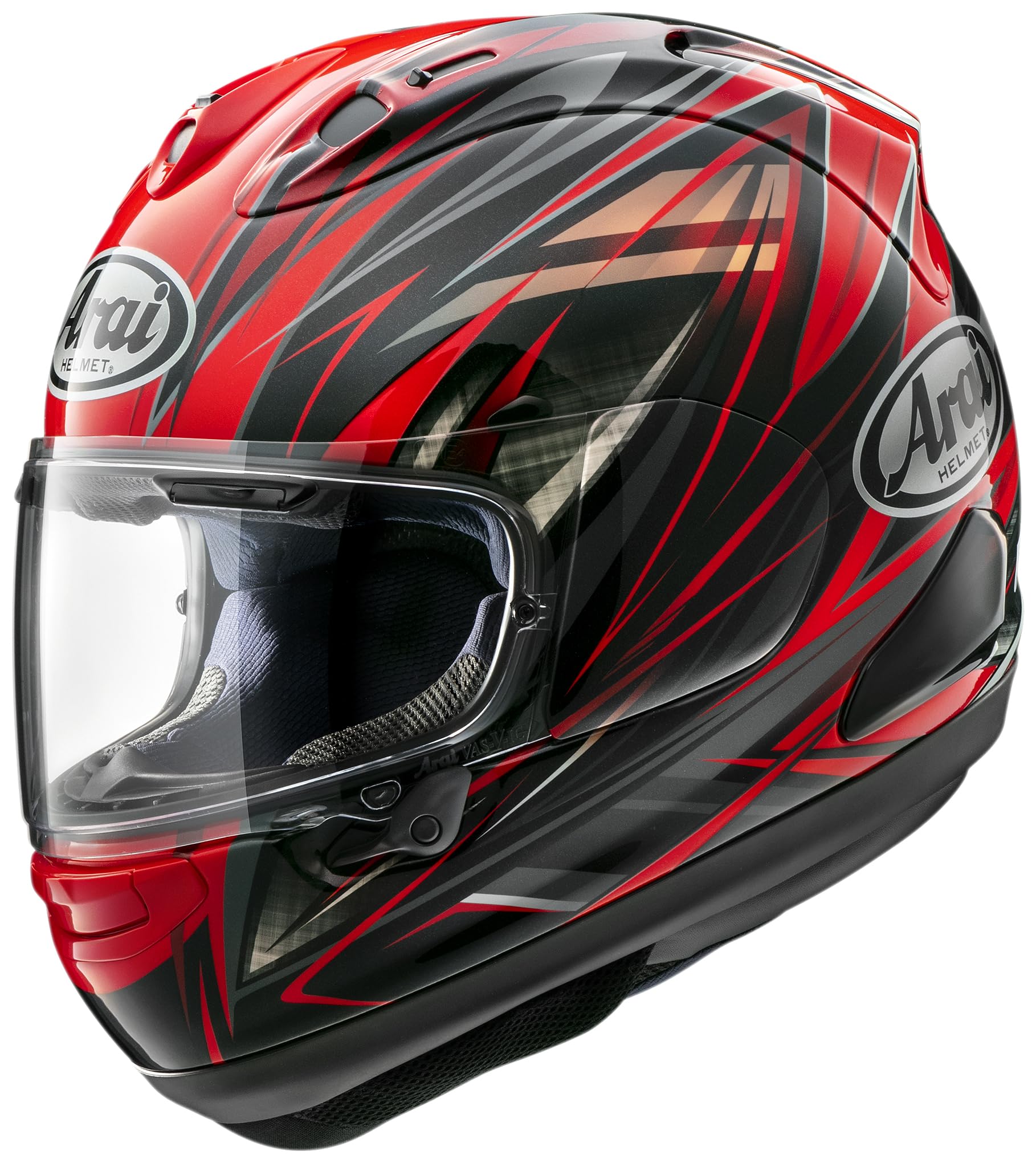 

Мотоциклетний шолом Arai повнолицевий RADICAL Red RX-7X 55-56см червоний
