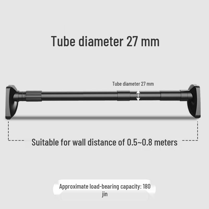 

Телескопическая не требующая сверления сушилка для одежды и карниз из нержавеющей стали для использования в помещении на балконе/в шкафу 0.5-0.8m Wall Distance