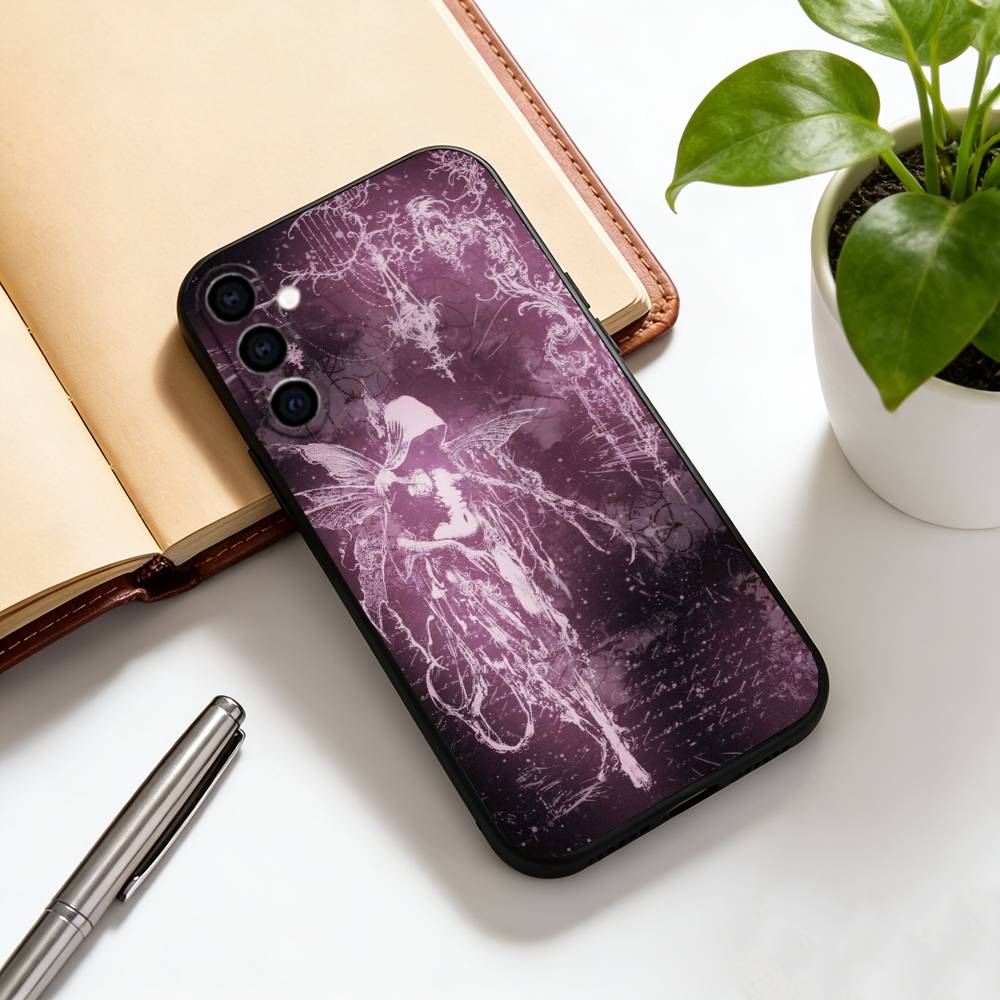 

Готический кокетливый киберсигилизм Чехол для телефона для Samsung Galaxy A73,A72,A71,A70,A53,A52,A51,Мягкий силиконовый черный чехол Samsung a12
