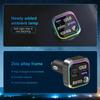 Samochodowy Bluetooth 5.3 Fm Transmiter Adapter Do Samochodu 60 W Pd+Qc3.0 Szybkie Ładowanie RGB Światło Bezprzewodowe Muzyka Radio Modulator Odtwarzacz