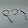54227 Retro Steam Punk Glasses Frames Men Round Optical Eyewear Metal Spectacle Frame Computer Eyeglasse