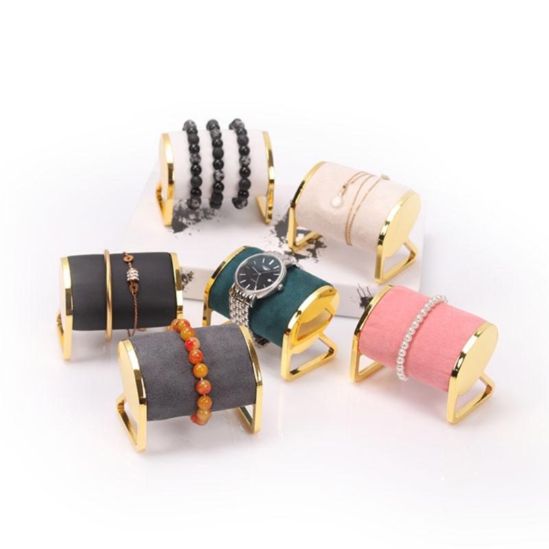 Multifuntional Metal Bracelet Display Stand Watch Display Holder Watch Stand Bracelet Organizers Metal Texture for Watch