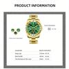 Mode Herren Edelstahl Uhren Luxus Gold Quarz Armbanduhr Kalender Uhr Männer Business Casual Uhr Armband
