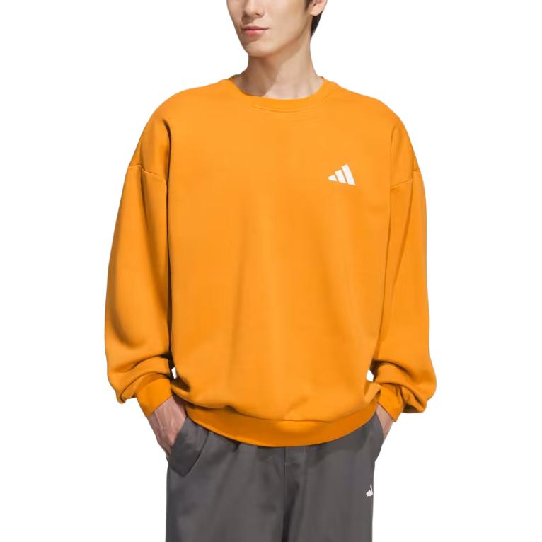 adidas לוגו סוודר פולאובר צווארון עגול שרוול ארוך יוניסקס KF5248