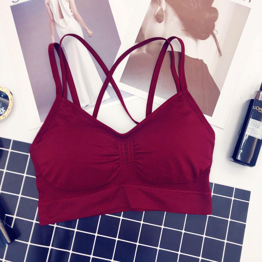 Large Size Beautiful Back Bra Wrap Tube Top Yoga Vest for Women