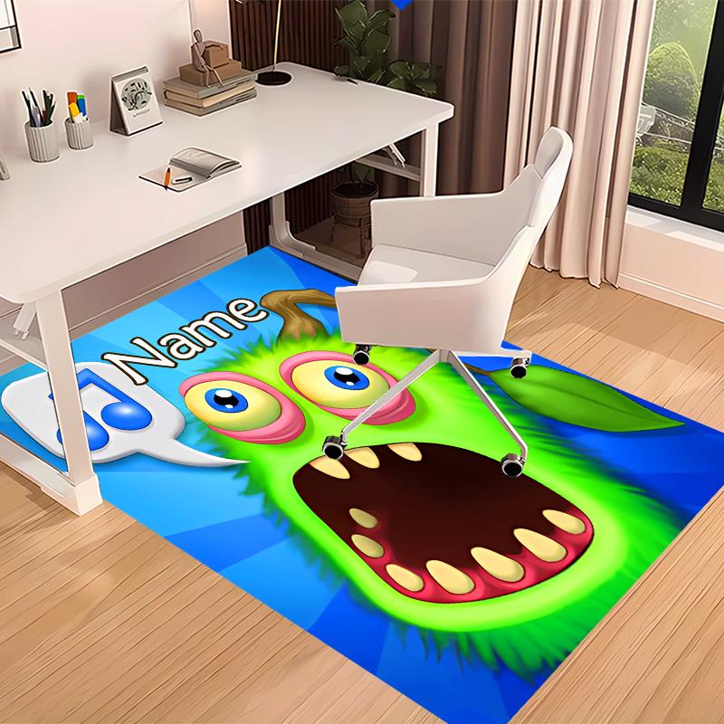 Custom personalization My Singing Monsters Print Area Rug - Soft, Washable Non-Slip Indoor Mat,Living Room,Home&Office Decorative Rug