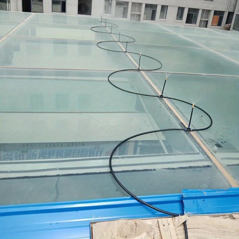 20m Micro Drip Irrigation Kit with Adjustable 7.87 Brass Mist Nozzle - Automatic Watering System for Efficient Gardening, Balcony & Greenhouse Use