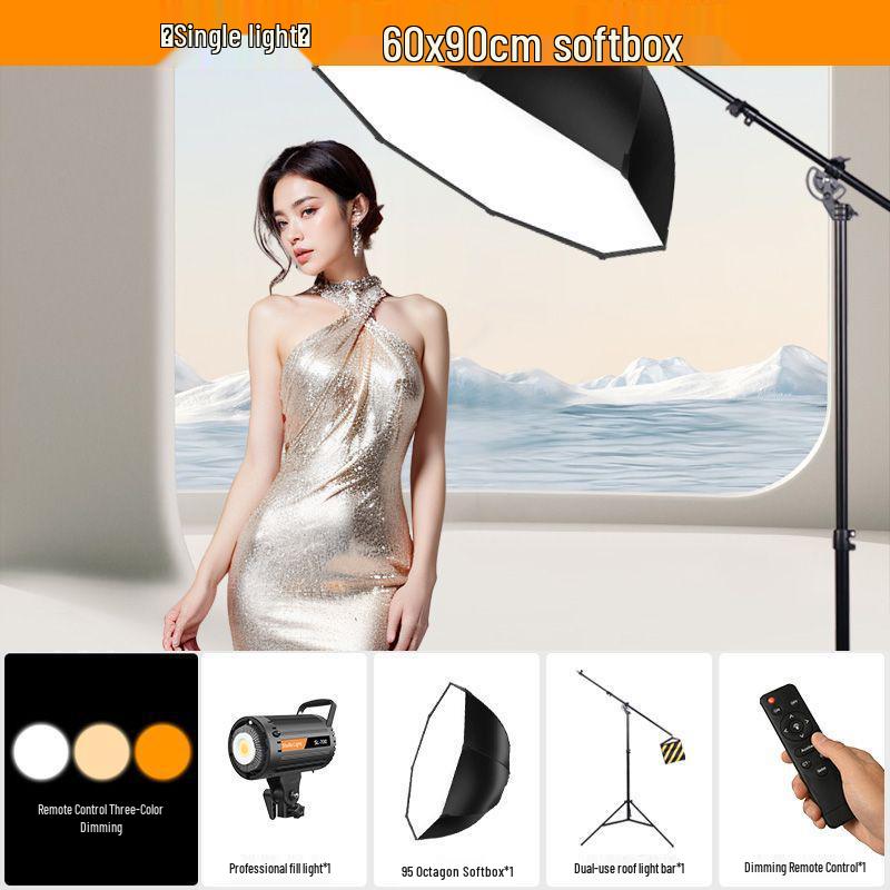 500W Super Bright Professional Live Streaming & Photography Fill Light