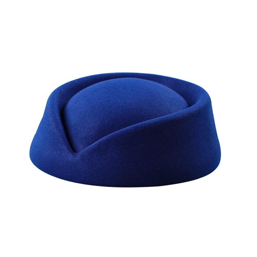 Fashion Stage Performance Beret Hat Cosplay Masquerade Party Airline Stewardess Caps Uniform Caps
