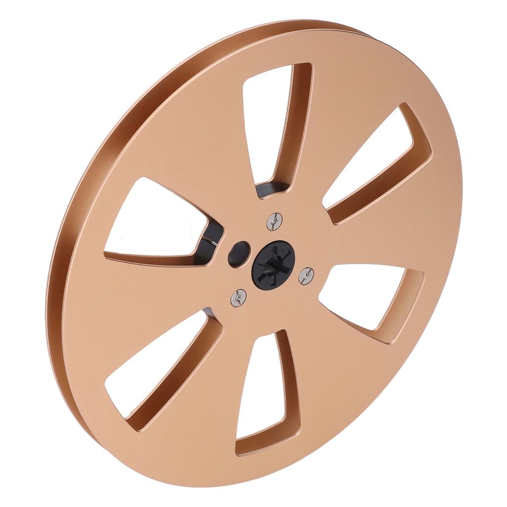Tonband Leerspule 14 7in Metall Aluminium für TEAC Tonbandgerät Öffnungsmaschine Teile Gold