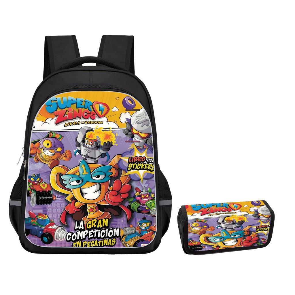Superzings Trendy Comfortable School Bag Children'S Movie Peripheral Ultra Lightweight Storage Pencil Case