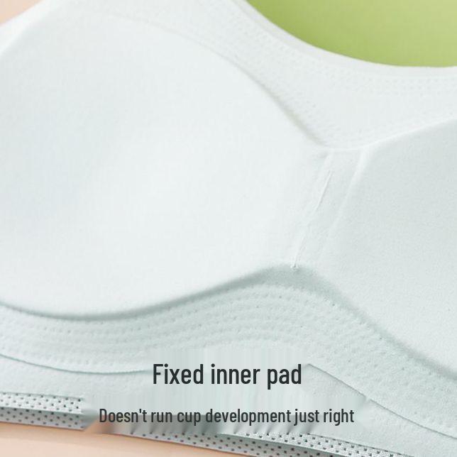 812 Girls' Summer Ice Silk Tank Top with Built-In Bra – Youth Backless Design