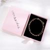 JUSTOP European & American Beaded Bracelet with Natural Stone and 18K Gold Plating