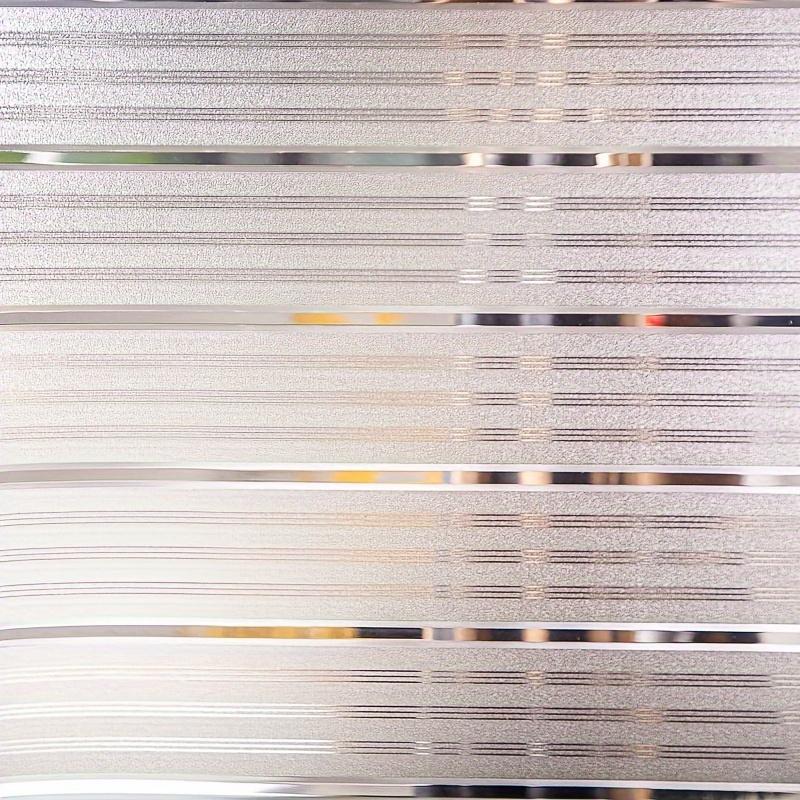 

1 рулон 1/7 полосатая оконная пленка виниловая непрозрачная оконная пленка защита конфиденциальности наклейка на стекло цветная оконная пленка украшение дома Pack of 1