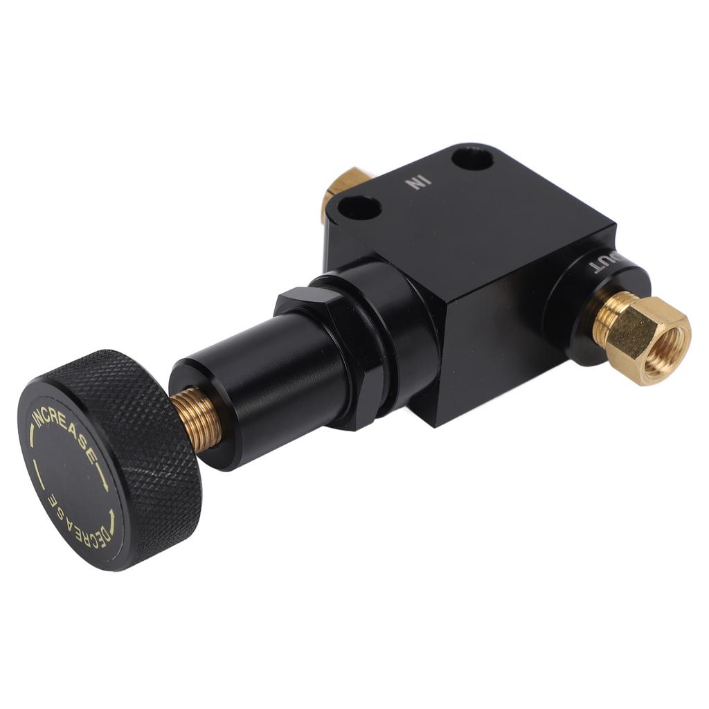 Brake Proportioning Valve Knob Aluminium Alloy Adjustable In Line Disc Drum Brakes 150PSI To 1200PSI Pressure Range