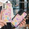 Phone Case: 2D Flat, Suitable for Samsung Galaxy A34 A35 M05 M06 S20 S22 S21 FE Plus 5G Protective Case, Big Bow, Perfect Christmas and Halloween Holi