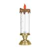 Dönen Renk Değiştiren Parıltılı LED Flameles Kristal Mum Işığı 300Ml