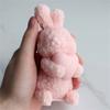 Rose Rabbit Candle Mold for DIY Candle Soap Craft Valentines Gift Easter Party Decorations, Rose Rabbit Candle Molds