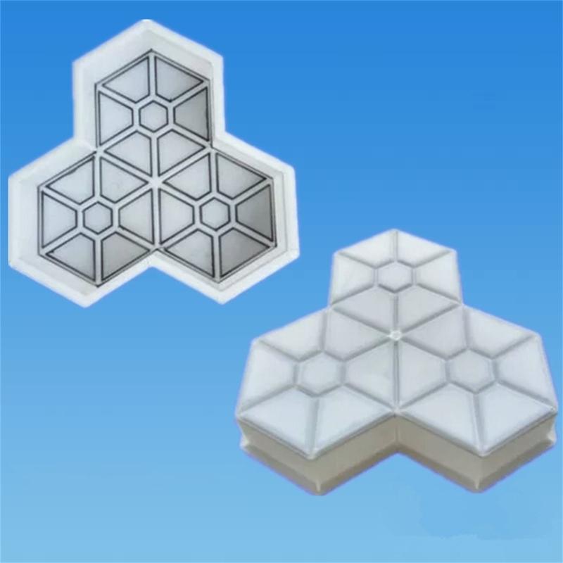 Maple Leaves Brick Molds Reusable Stone Molding Stepping Stone Pathway Maker Yard Garden Pavement Mould Decoration