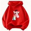 Giraffe print rubber-print children's hoodie, 90s style, suitable for both boys and girls, casual hip-hop clothing.