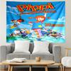 Custom Name Pippi Longstocking Print Tapestry, Backdrop, Easy Setup, Ideal for Bedroom, Office & Living Room, with Aesthetic Wall Hanging Decor.